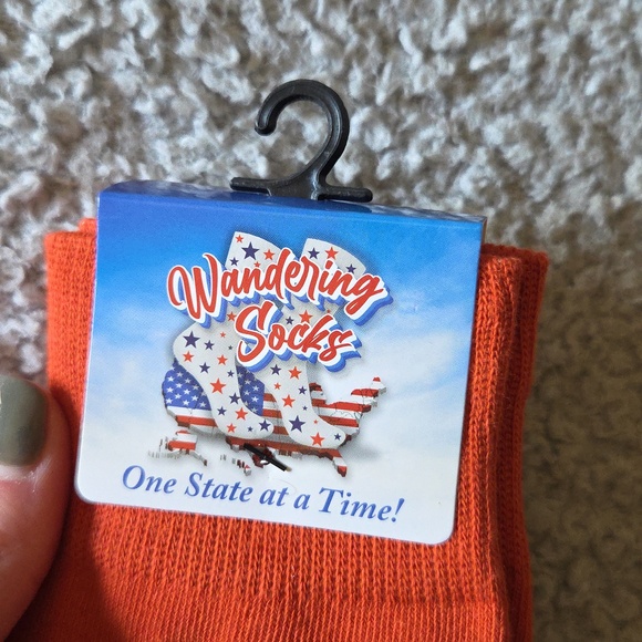 NWT Texas Longhorn Skull The Lone Star State Patterned Ribbed Crew Socks - Picture 3 of 4